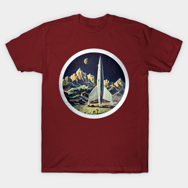 Destination Moon T-Shirt by MonsterKidRadio